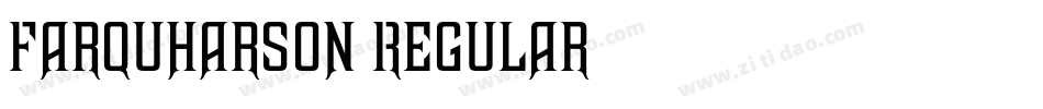 Farquharson Regular字体转换